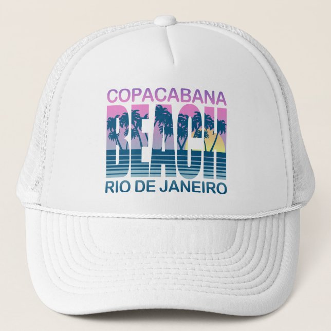 Copacabana Beach Trucker Hat (Front)