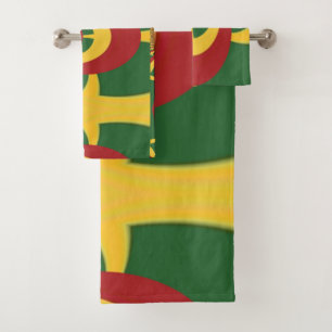 Copacabana, Rio de Janeiro Samba Festival Colours Bath Towel Set