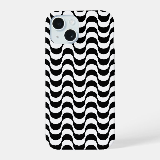 Copacabana sidewalk iPhone 15 case (Back)