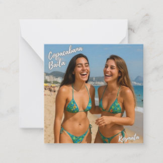 Copacabana Swings - Envelope Card