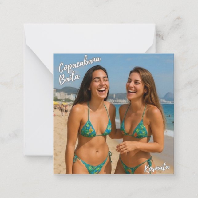 Copacabana Swings - Envelope Card (Front)