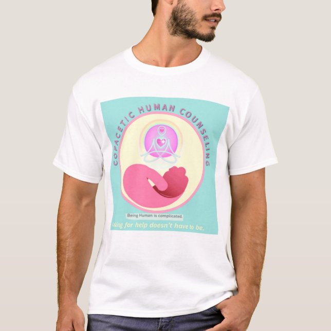 Copacetic Human Counseling Logo on a White T-Shirt (Front)