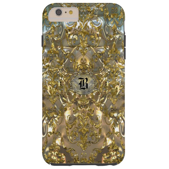 Copachatlin Damask Monogram Case-Mate iPhone Case (Back)