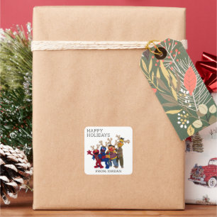 Copains de la rue Sésame   Étiquette de cadeau de 
