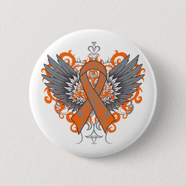 COPD Awareness Cool Wings 2 Inch Round Button (Front)