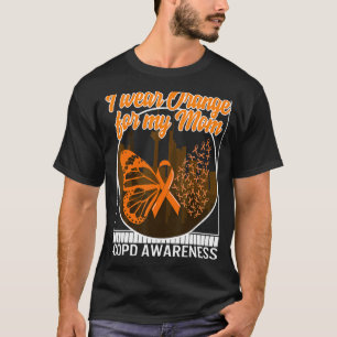 COPD Awareness I Wear Orange For My Mom Butterfly T-Shirt
