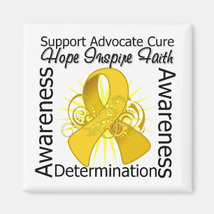 COPD Inspirations Spiral Ribbon Magnet