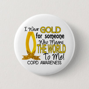 COPD Means World To Me 1 2 Inch Round Button