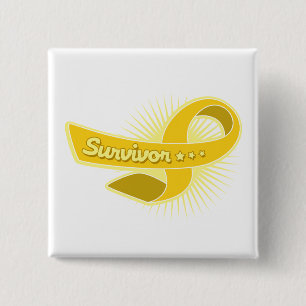 COPD Survivor 2 Inch Square Button