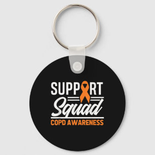 Copd Warrior Support Squad Copd Awareness  Keychain