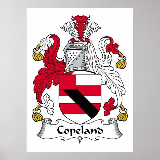 Copeland Family Crest Poster (Front)