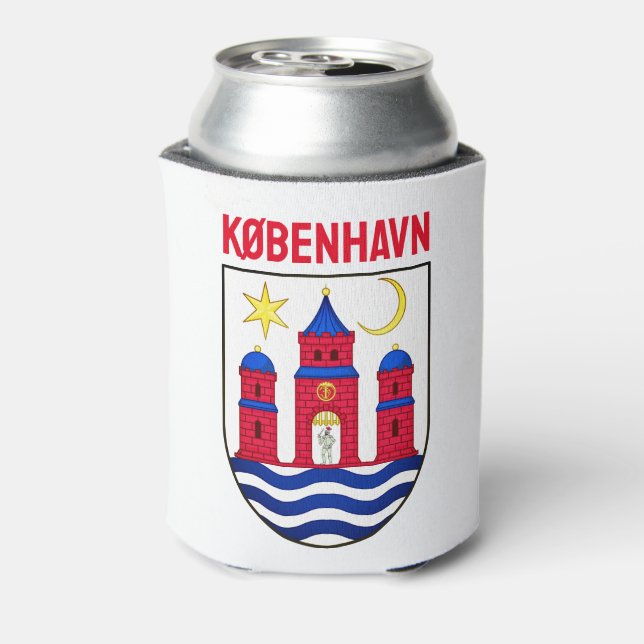 Copenhagen coat of arms - DENMARK Can Cooler (Can Back)