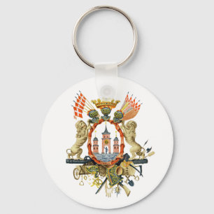 Copenhagen Coat of Arms Keychain
