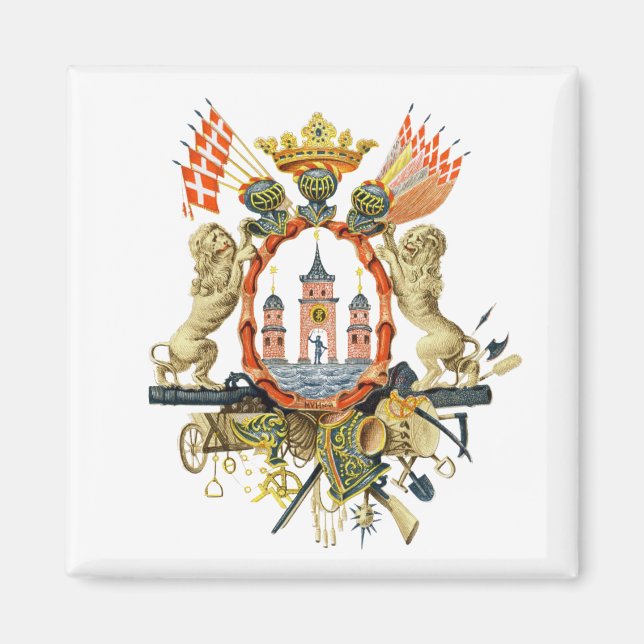 Copenhagen Coat of Arms Magnet (Front)