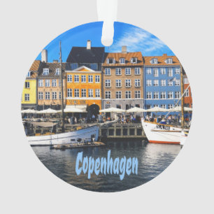 Copenhagen Denmark Capital Canal Homes Nyhavn Ornament