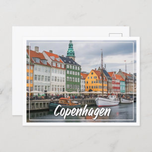Copenhagen, Denmark - Charming Scandinavian  Postcard