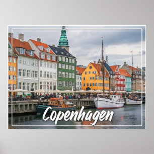 Copenhagen, Denmark - Charming Scandinavian  Poster