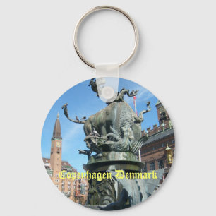 Copenhagen, Denmark Keychain