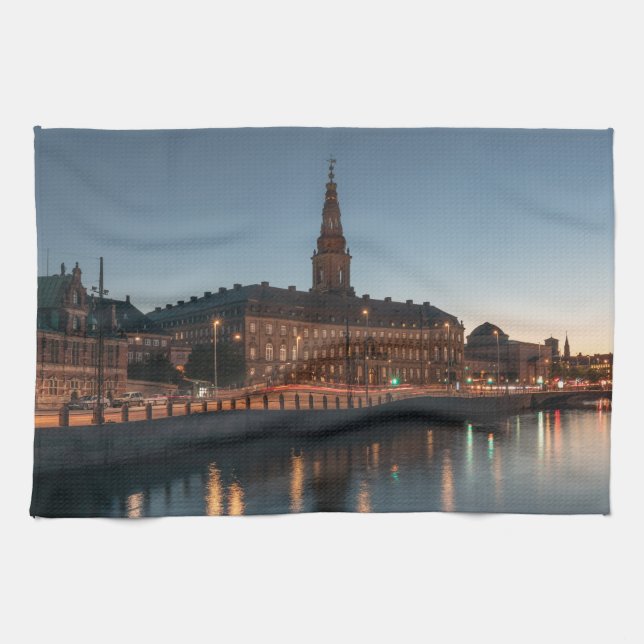Copenhagen Denmark Kitchen Towel (Horizontal)