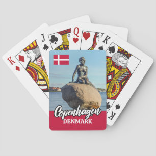 Copenhagen Denmark Mermaid Playing Cards