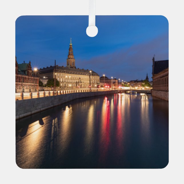 Copenhagen Denmark Metal Ornament (Front)