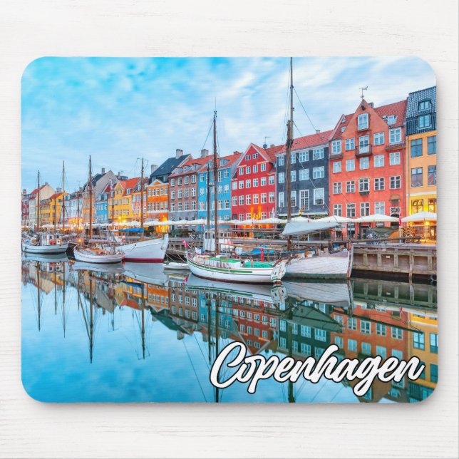 Copenhagen, Denmark Mouse Pad (Front)