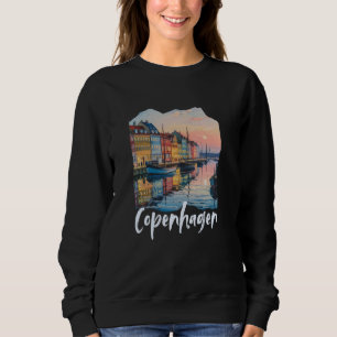 Copenhagen Denmark Painting Copenhagen Sweatshirt