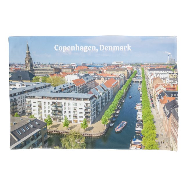 Copenhagen Denmark Pillowcase (Front)
