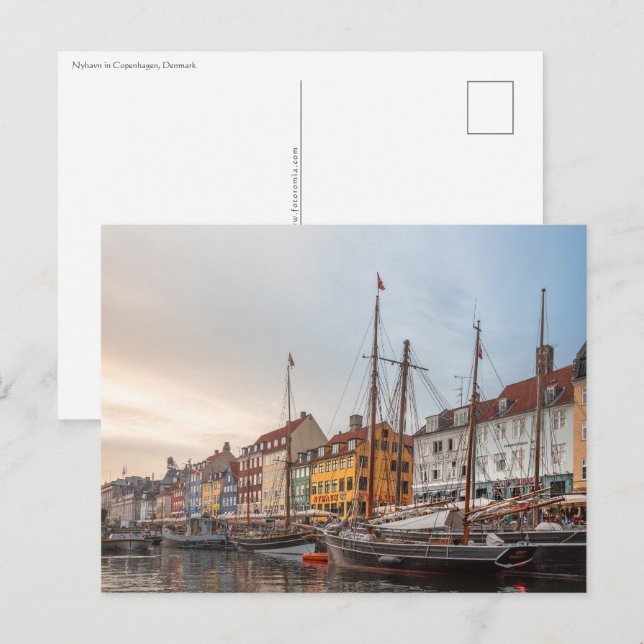 Copenhagen Denmark Postcard (Front/Back)