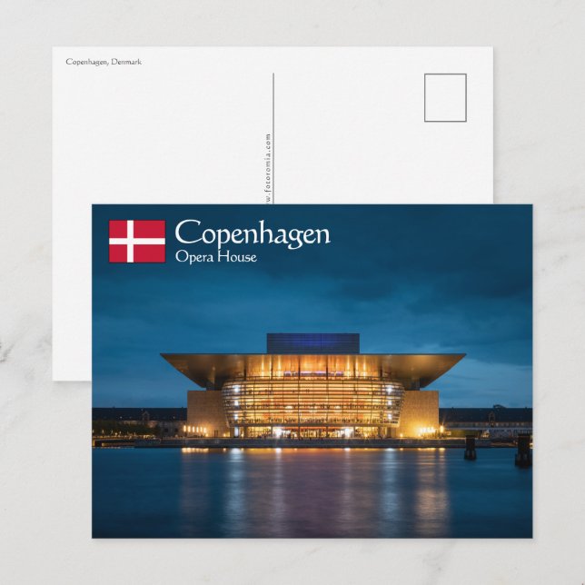 Copenhagen Denmark Postcard (Front/Back)