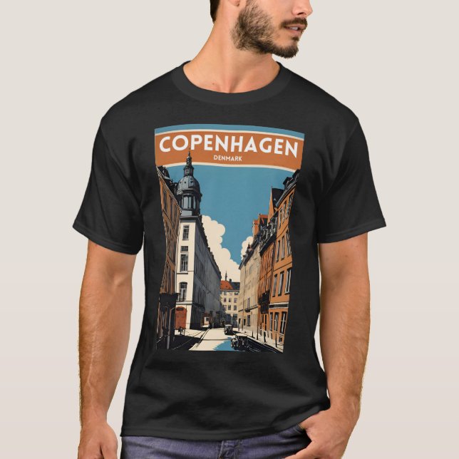 Copenhagen Denmark T-Shirt (Front)
