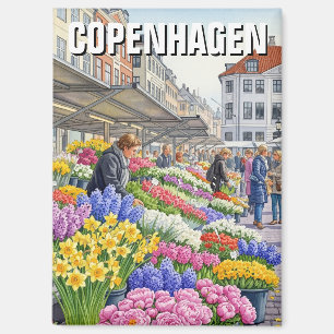 Copenhagen Denmark Travel Magnet