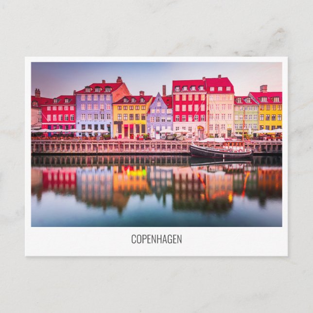 Copenhagen, Denmark travel postcard (Front)