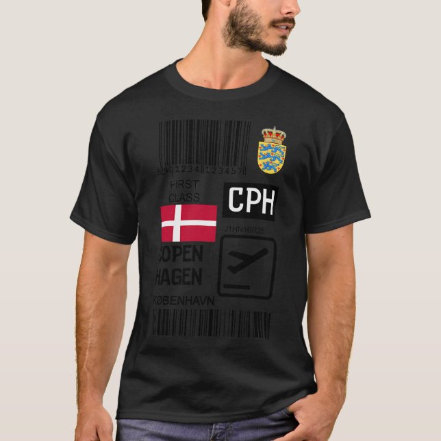 Copenhagen Kastrup International Airport T-Shirt (Front)