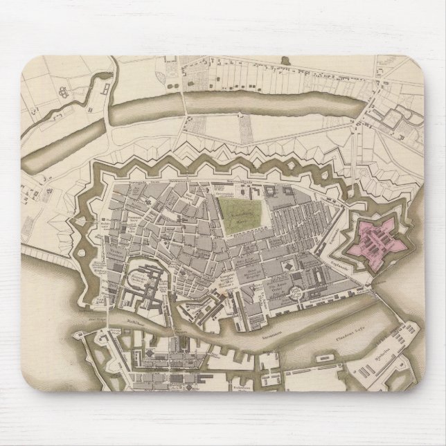 Copenhagen, Kiobenhaven Mouse Pad (Front)