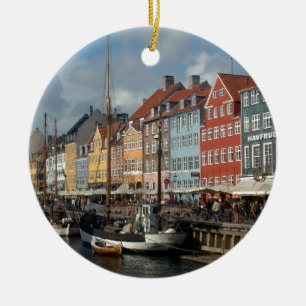Copenhagen Nyhavn Ceramic Ornament