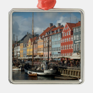 Copenhagen Nyhavn Metal Ornament