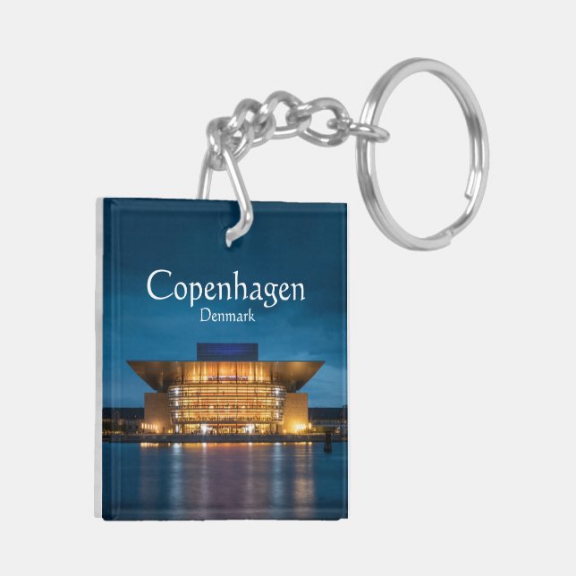 Copenhagen Opera House Keychain (Back Left)