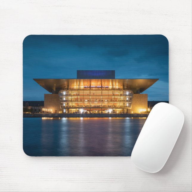 Copenhagen Opera House Mouse Pad (With Mouse)