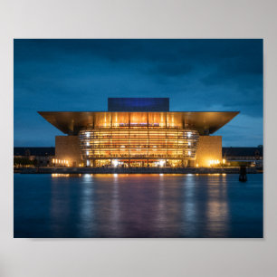 Copenhagen Opera House Poster