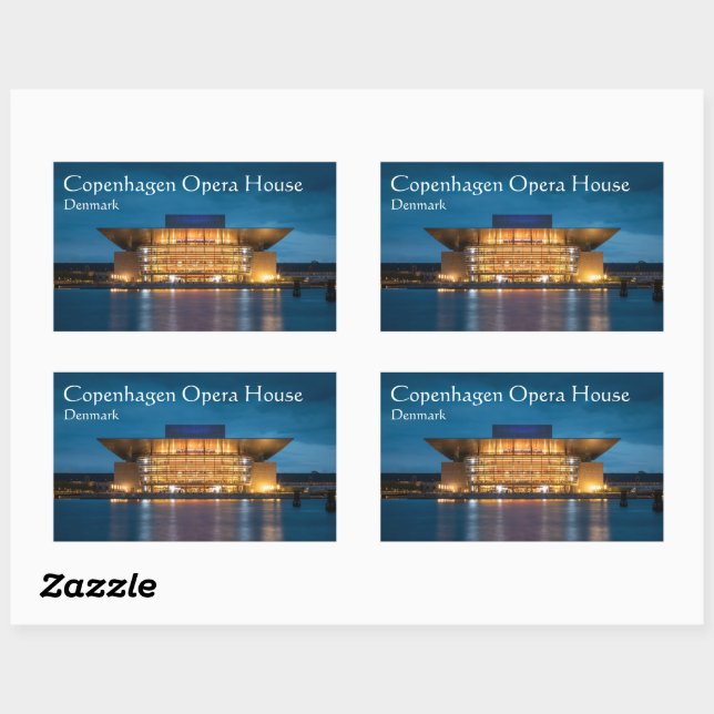 Copenhagen Opera House Sticker (Sheet)