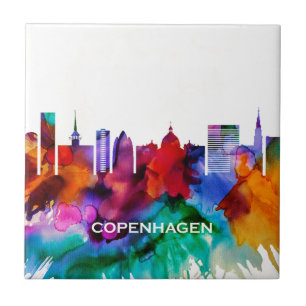 Copenhagen Skyline Tile