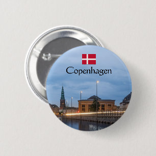 Copenhagen Souvenir 2 Inch Round Button