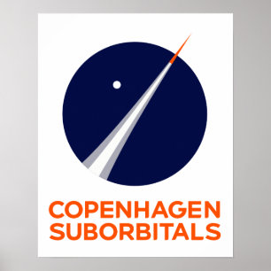 Copenhagen Suborbitals Logo poster
