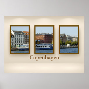 Copenhagen triptych poster