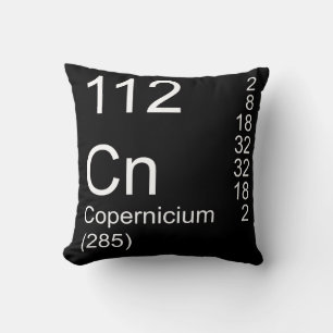 Copernicium Throw Pillow
