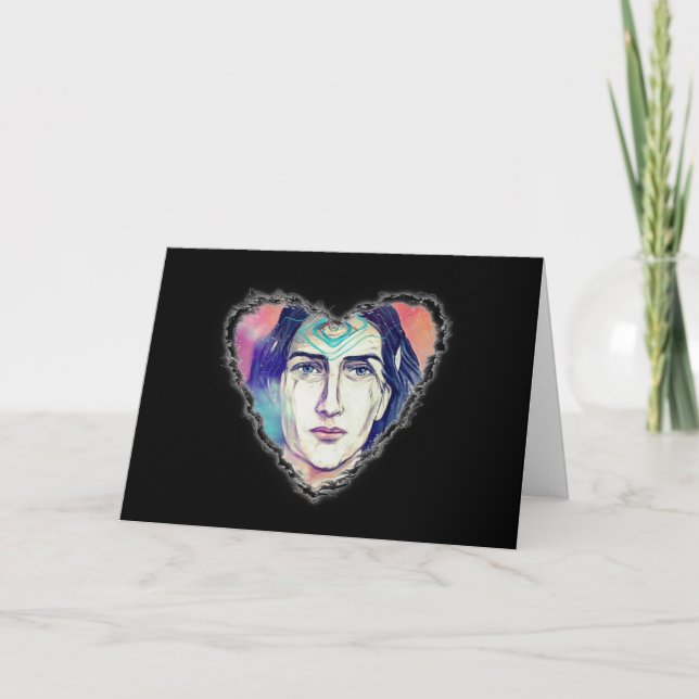 Copernicus a Fire Elf High Weirdness Holiday Card (Front)