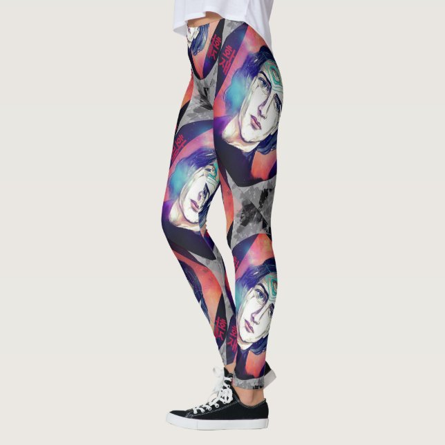 Copernicus a Fire Elf High Weirdness Leggings (Left)