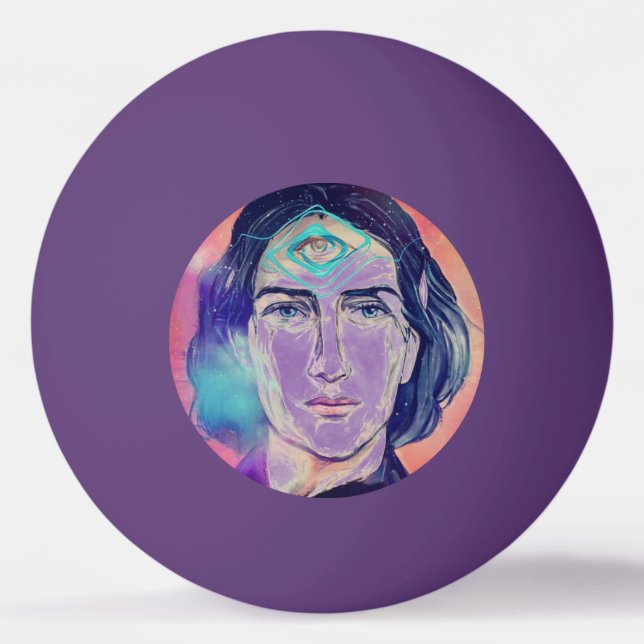 Copernicus a Fire Elf High Weirdness Ping Pong Ball (Front)