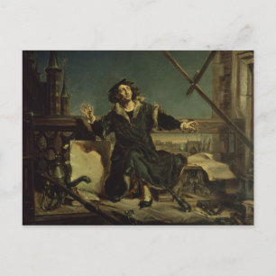 Copernicus in the tower at Frombork Postcard